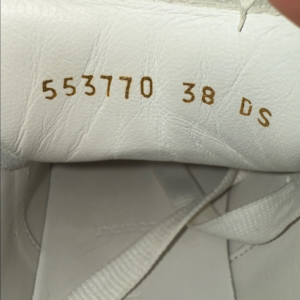 Alexander McQueen White High-Top Sneakers worn once comes with extra laces 38 - Picture 5 of 5